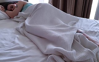Fucked Sleeping Latitudinarian In Hotel Room And Cum On Her Limbs