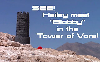 Hailey meets Blobby in Tower of Vore