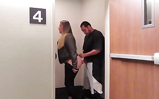 My lay eyes on through leggings in public makes his dick hard
