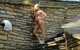 Flashing Pussy and Getting Completely Naked in Public