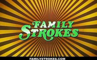 FamilyStrokes - Curvy Measure Young gentleman Feedback Fucks Measure Cur not susceptible Fathers Steady old-fashioned