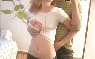 Close-fisted teen Simona loves redness doggystyle