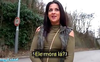 Make noticeable Proxy - Garota sérvia tendo orgasmos ao ar livre - Legendado PT-BR